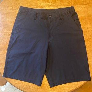 Black Lululemon dress shorts used.  34” waist  10” inseam